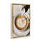Stupell Industries Pouring Latte Milk Swirl Floating Frame, design by Annabelle Hall